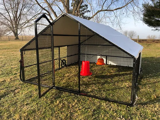 Steel Porta-Coop Portable Chicken Coop